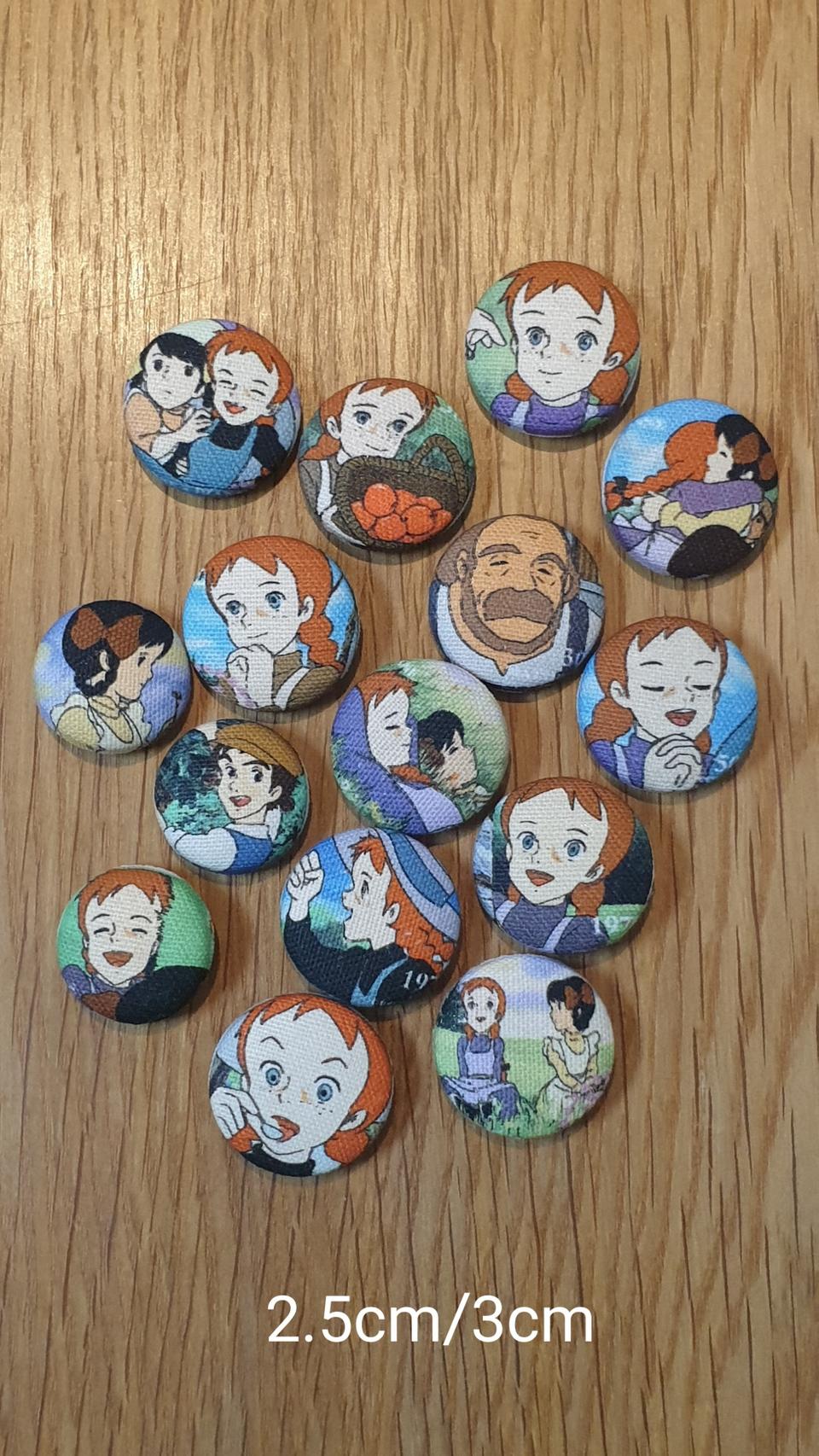 핸드메이드 빨간머리앤(브로치/미니,소)_개당