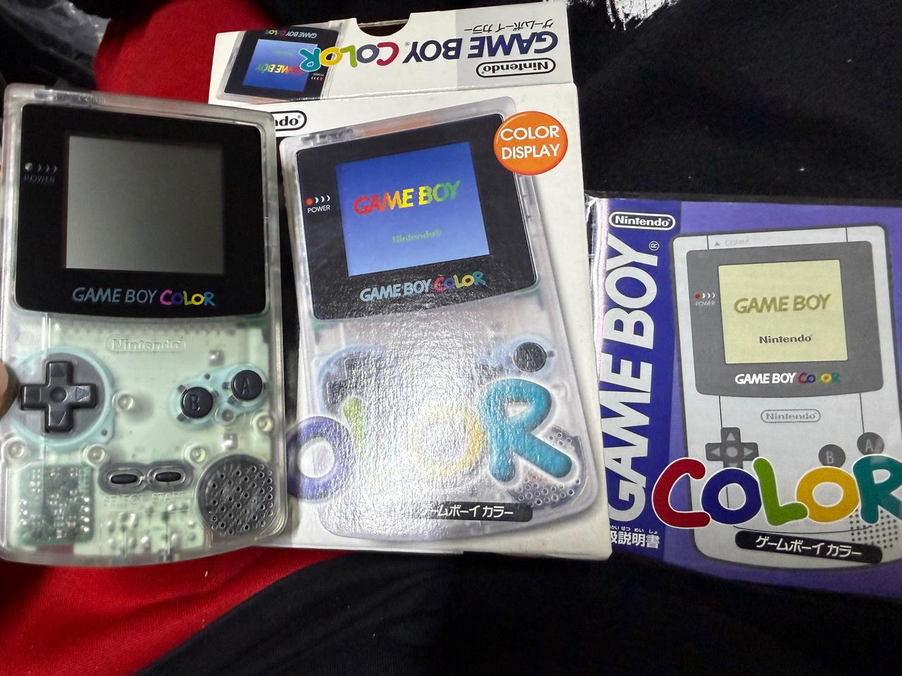 닌텐도 게임보이 컬러 순정_클리어_일본판