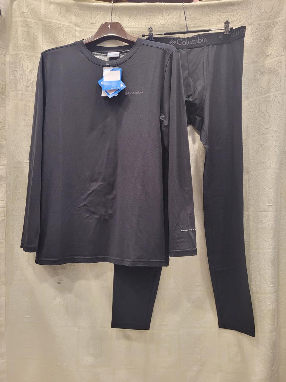 새상품) 컬럼비아 남성 내의 상하의 세트 XL