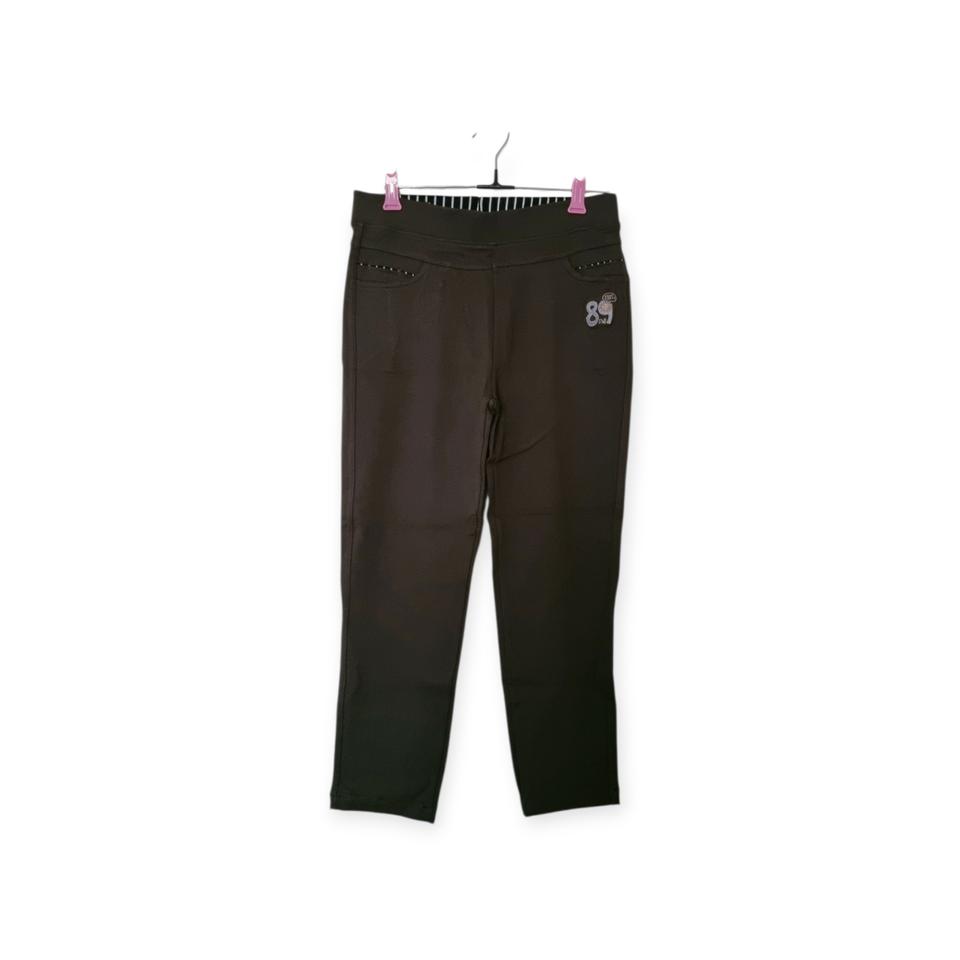 [미착용] 카키색 밴딩 팬츠