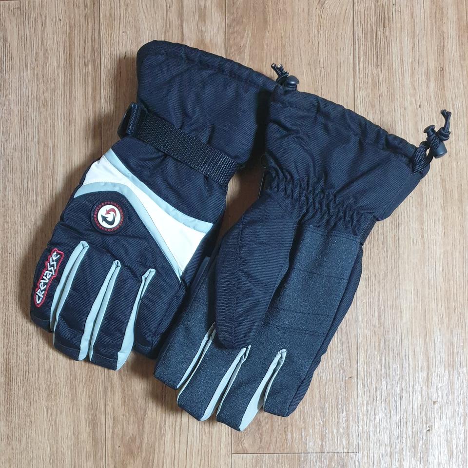 Crevasse 스키 보드 장갑 M/L 내외피2중 방한 기모 패딩 자전거
