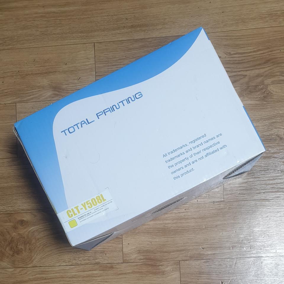 삼성 CLT-Y508L노란색 정품토너 컬러 레이저 프린터 복합기 토너