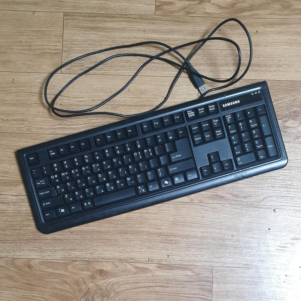 삼성 유선 키보드 자판 컴퓨터 pc 주변기기 부품