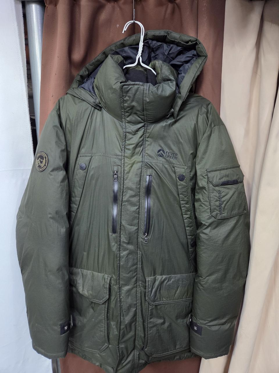 피버그린거위털패딩105