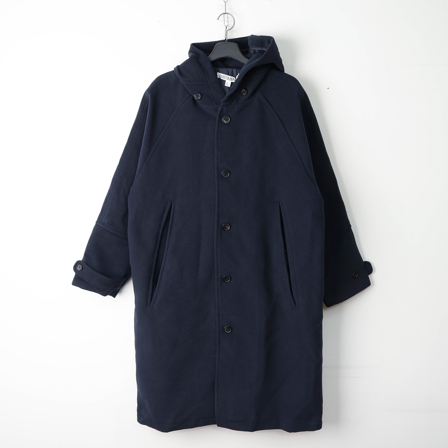 100/새상품 파르티멘토 오버핏 모직 후드 코트