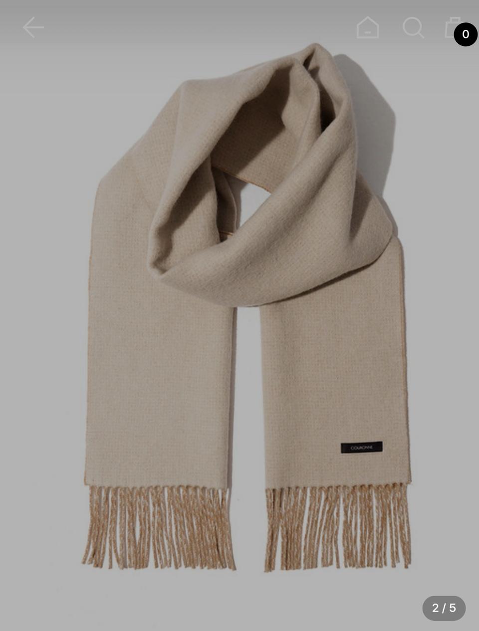 미사용 쿠론 Doux Deux 머플러 목도리 여성