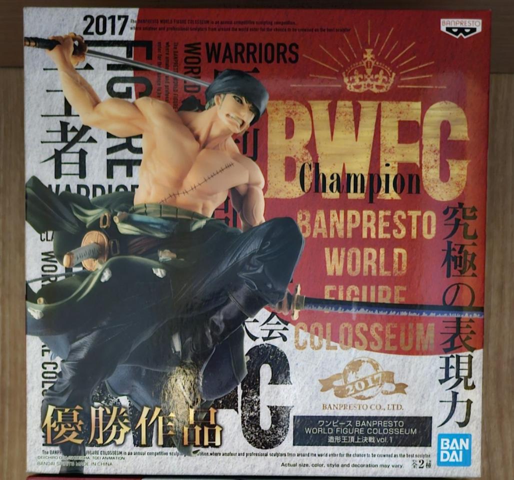반프레스토 원피스 조로 피규어 BWFC 2017 미개봉 새상품