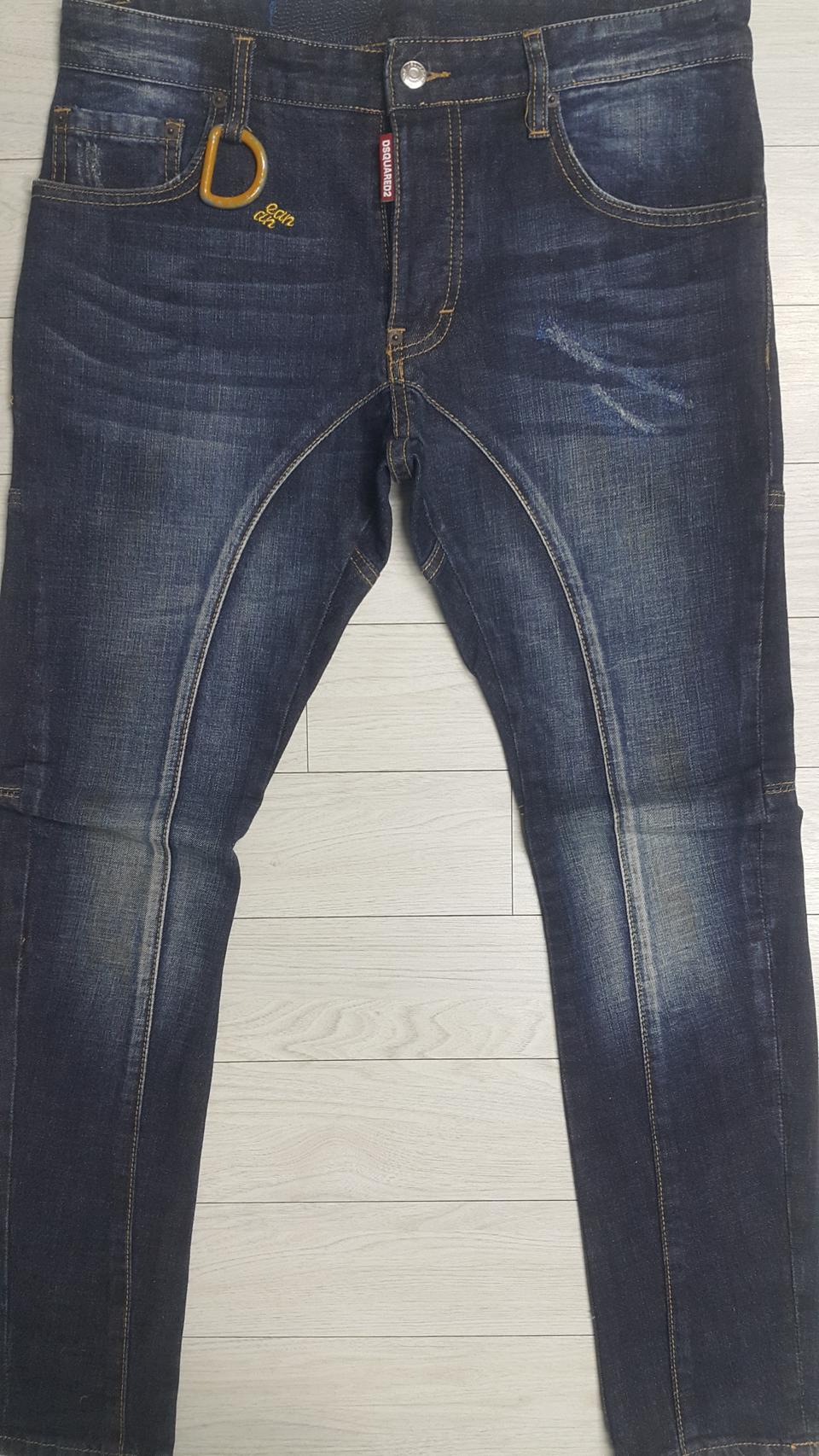 디스퀘어드2(사방스판) 블랙패치 바이커진 32인치(No.864)S급!