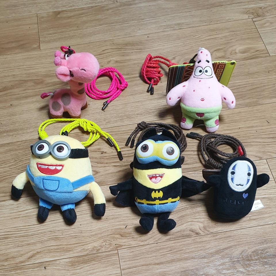 만화 캐릭터 가방 키링 인형 / 투슬리스 베트맨 미니언즈 뚱이 가오나시 