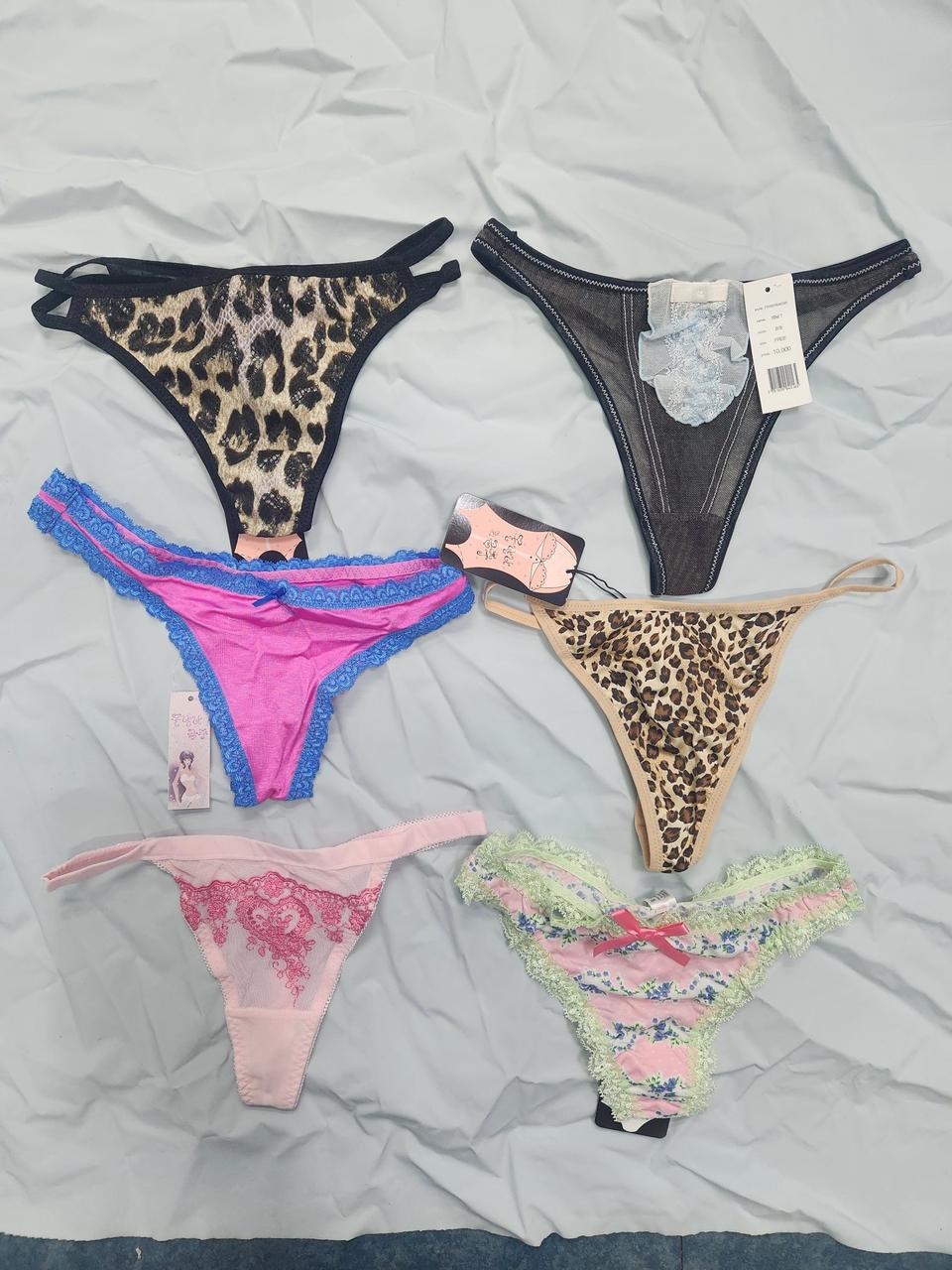 1울랄라 여성 티팬티 6장 새상품