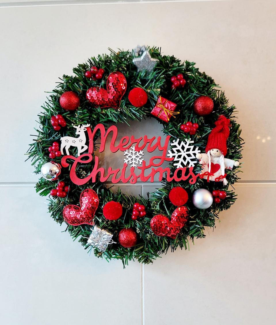 (새상품)고급 크리스마스 리스/트리/오너먼트