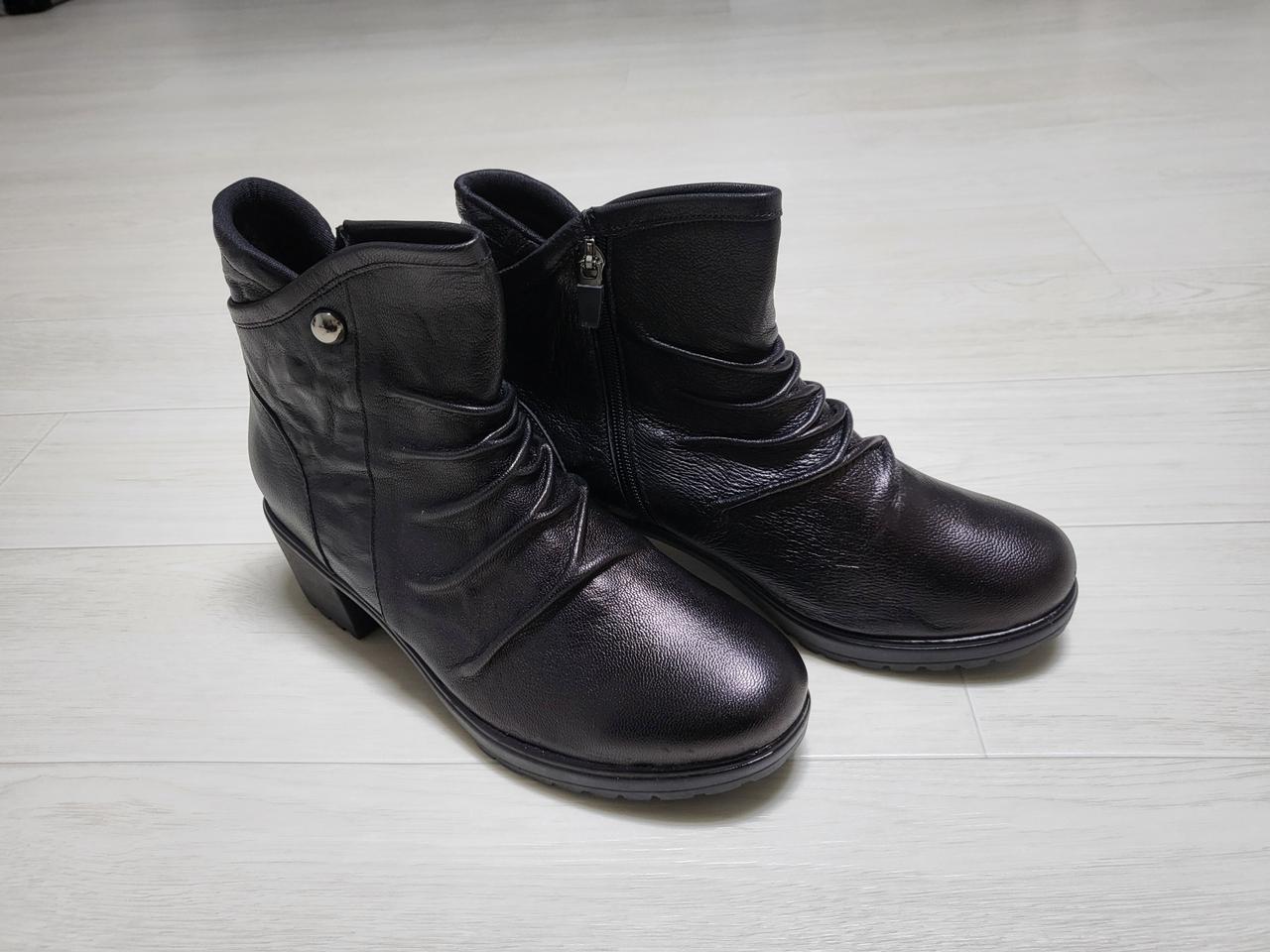 (새상품) 여성 양가죽 부츠 240mm