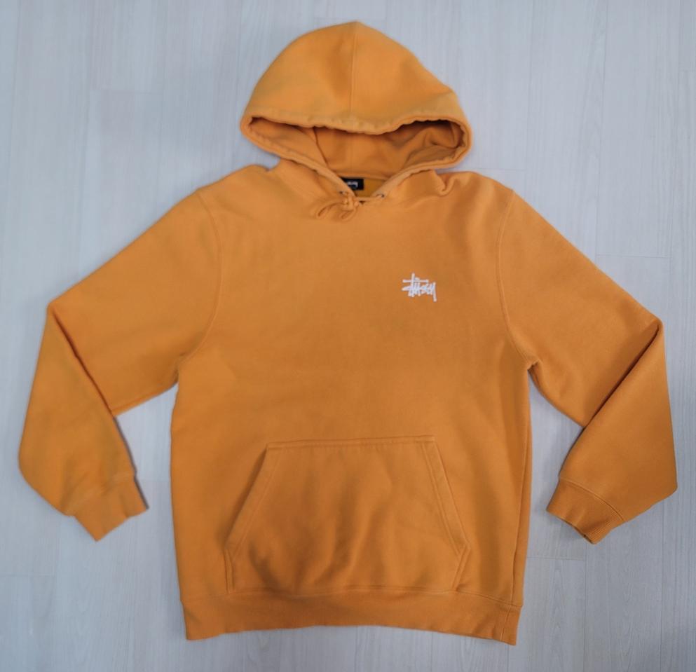 (L)스투시 백로고 후드 긴팔티셔츠 판매합니다