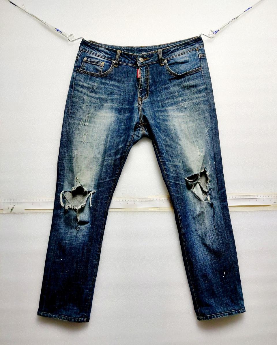 디스퀘어드 남성청바지48(34)빈티지 찢청