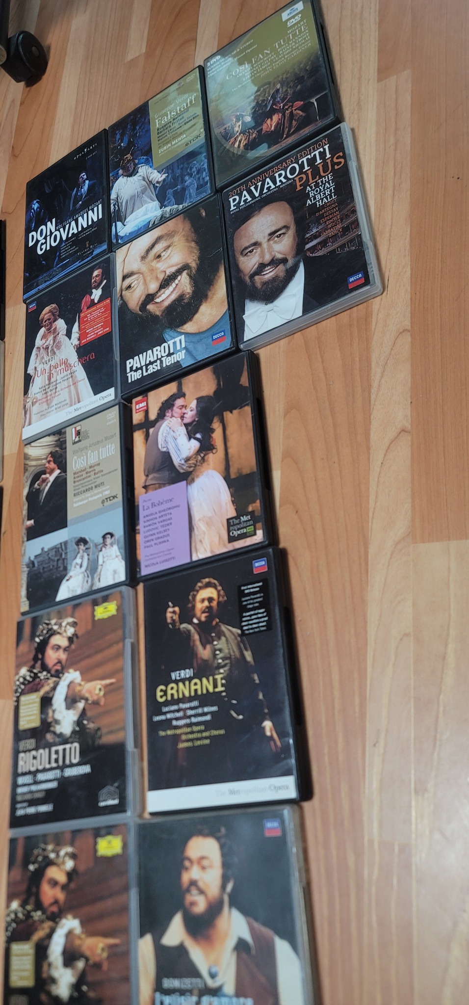 루치아노 파바로티 & 명품 오페라 DVD 컬렉션 일괄 판매 (총 12개/