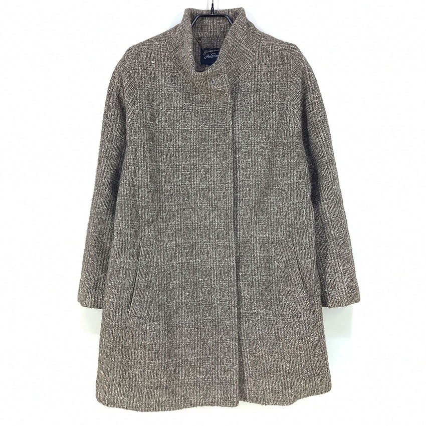 잭니클라우스 여 똑딱이버튼 모직자켓 모카그레이 (HU27194)