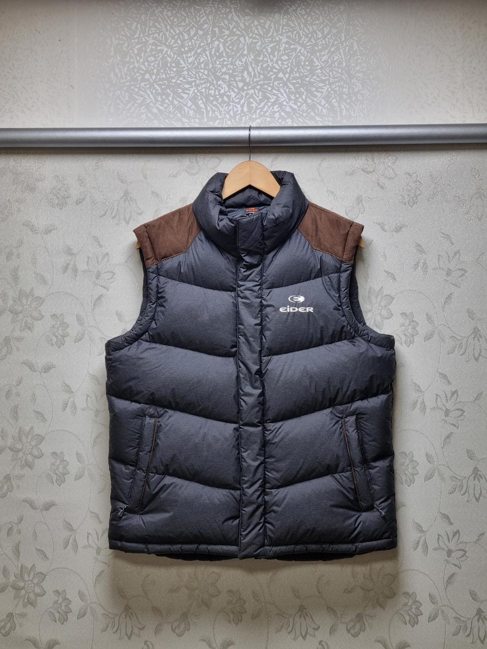 [L/100] 아이더 덕다운 패딩조끼 차콜