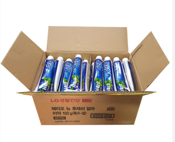 엘지 치약 150g 48개 페리오 후레쉬치약 무료배송