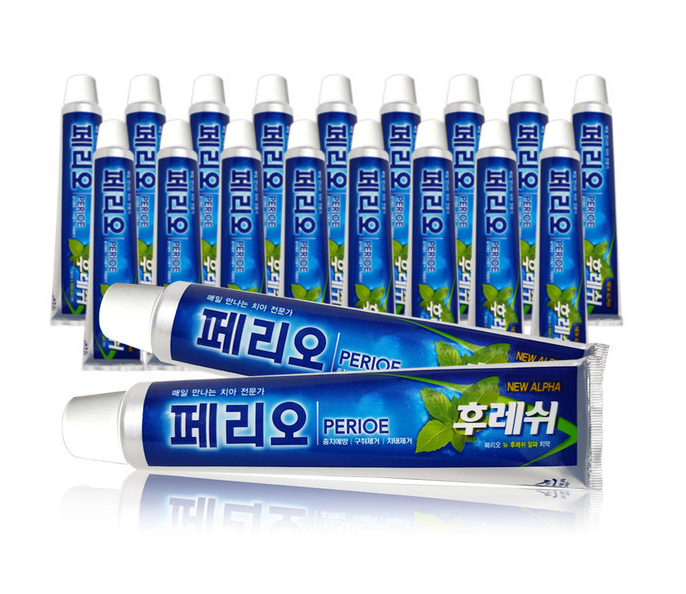 엘지 치약 150g 20개 페리오 후레쉬치약 무료배송