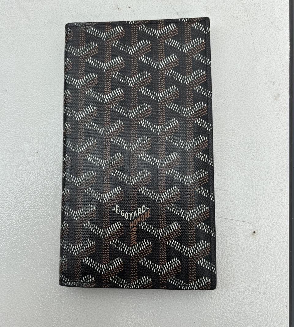 고야드 생로슈 장지갑 블랙탄