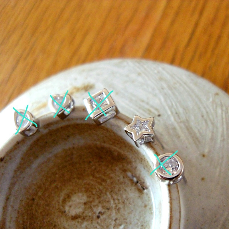 별 데일리 귀걸이 / 패션 이어링