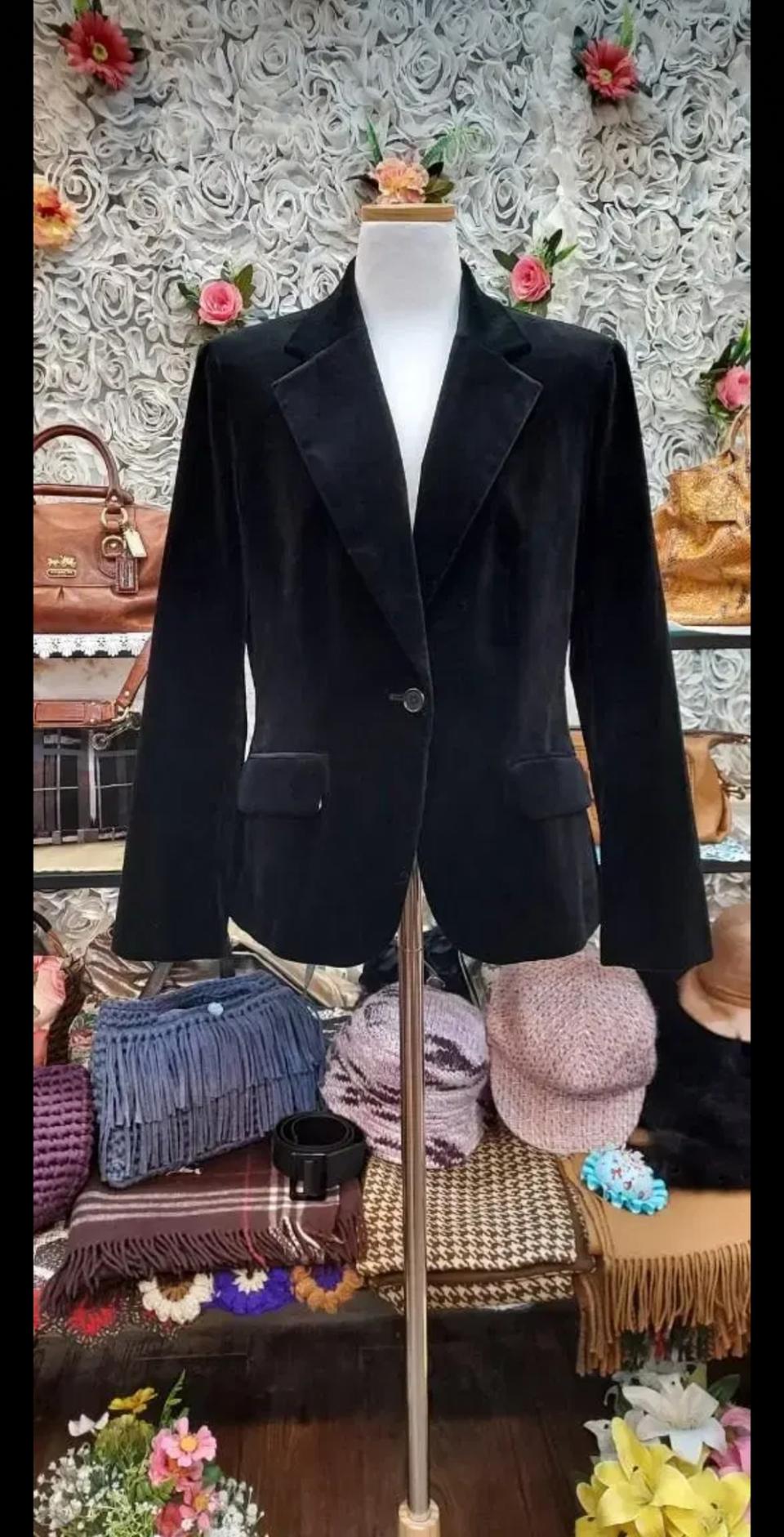 LANDS END 랜즈엔드 고급 벨벳 자켓 (66)