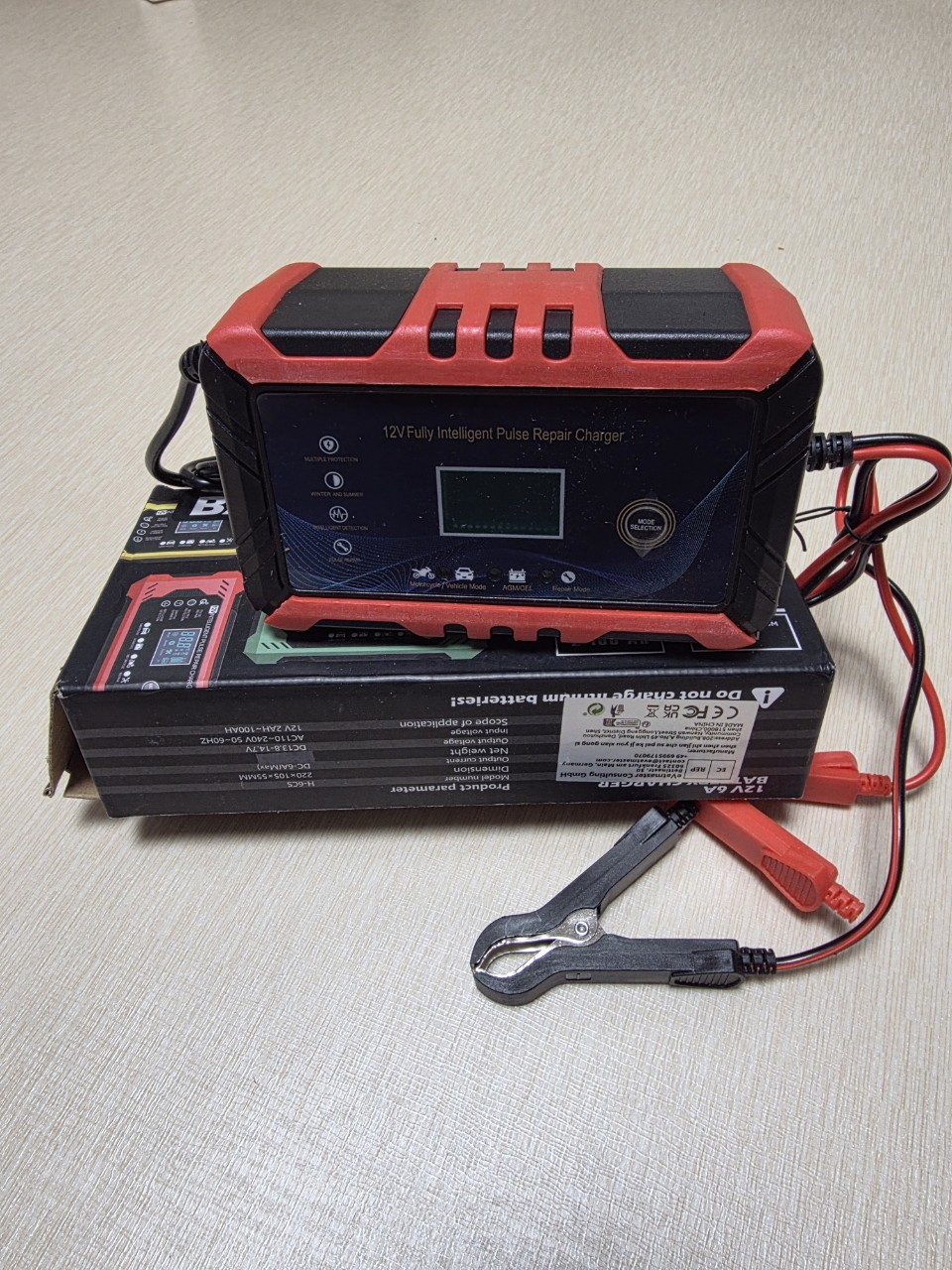 자동차 오토바이 배터리충전 박스 케이블포함자동차, 오토바이 겸용 배터