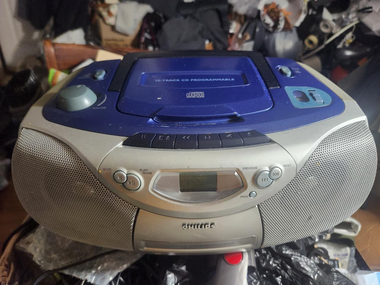 레트로 필립스 포터블 라디오 시디 카세트 플레이어 AZ1004 판매합니다