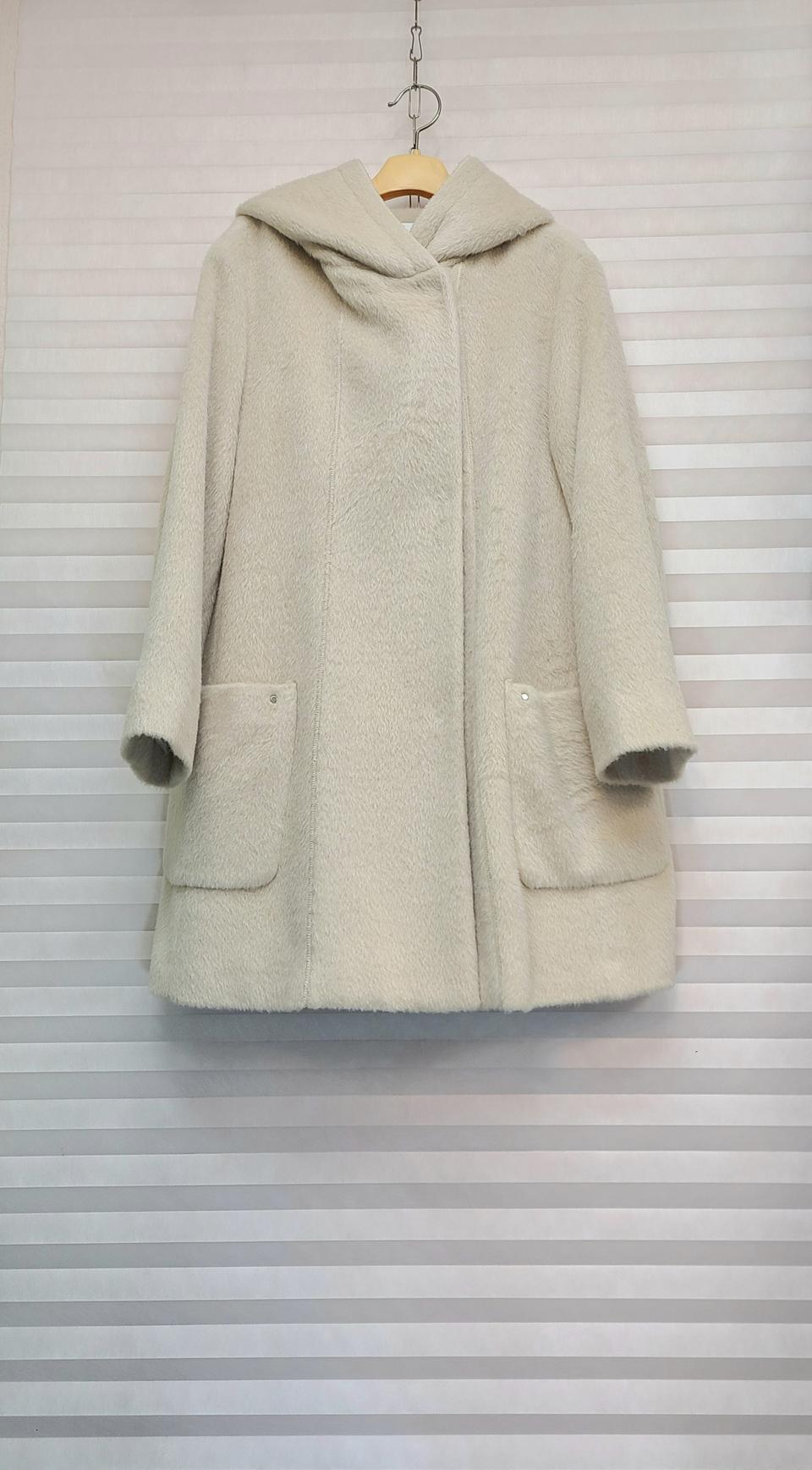 샤틴> 울알파카 후드코트