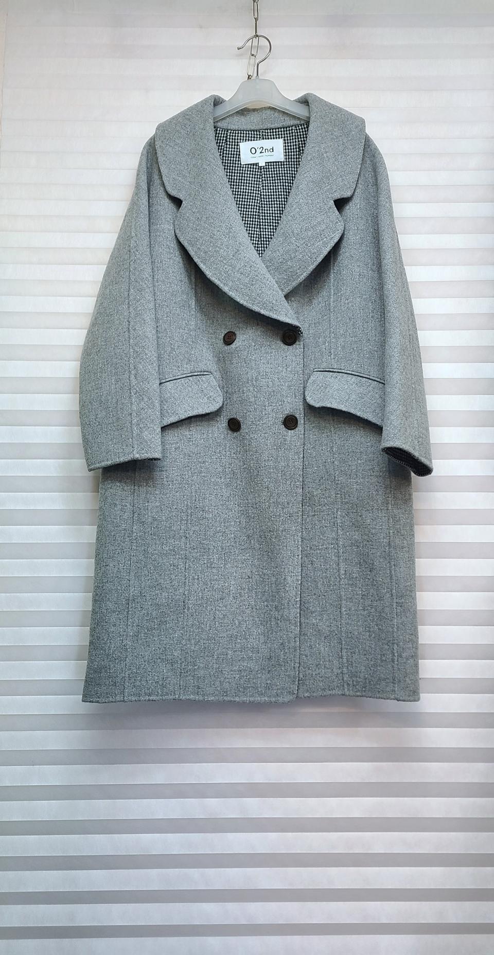 오즈세컨> 더블버튼 핸드메이드 코트