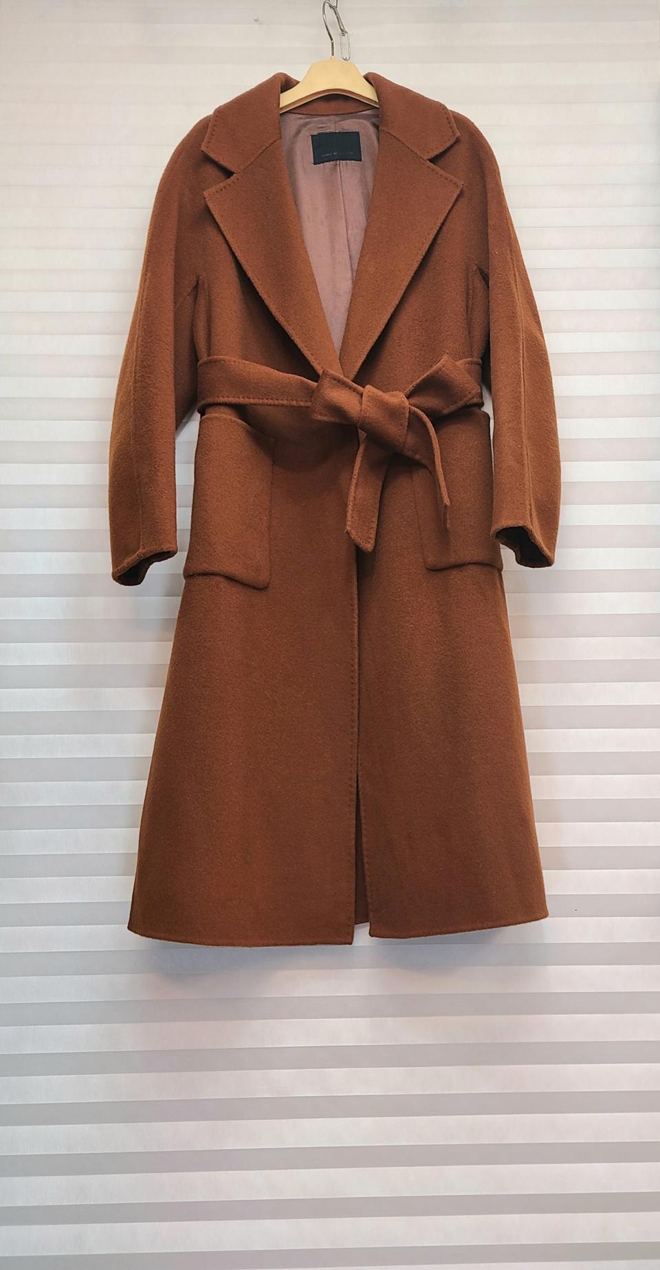 보브> 캐시미어 블렌드 롱코트