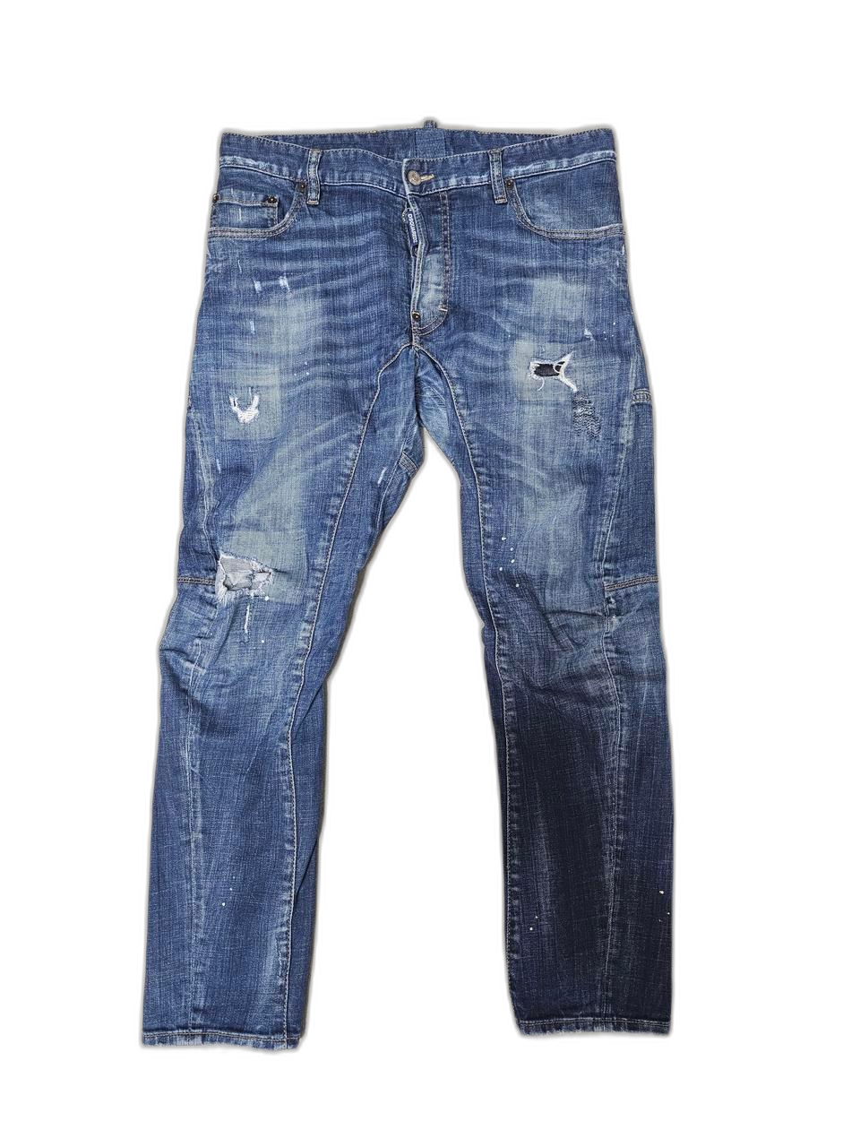 DSQUARED2 Tidy biker 데미지 청바지 30인치