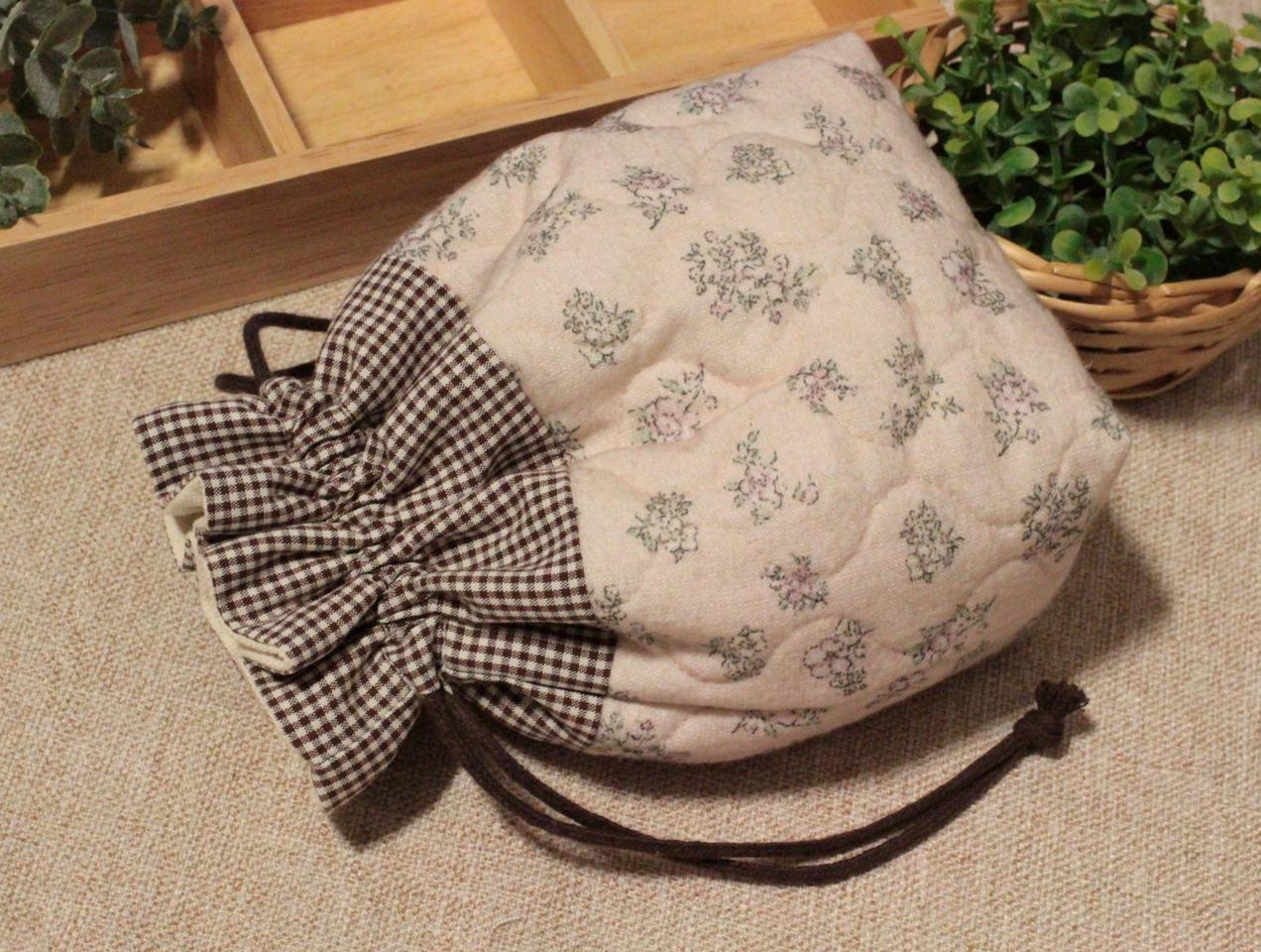 핸드메이드 퀼팅 스트링 파우치