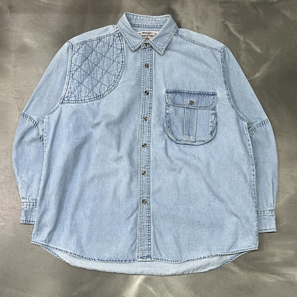 90s 랭글러 데님 셔츠 y14653