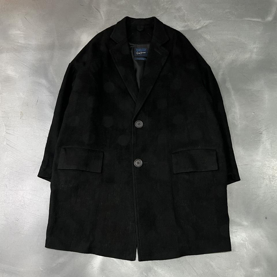 요지야마모토 싱글 울 코트 y14655