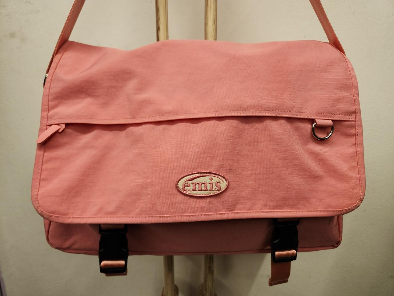 Emis 핑크 메신저백