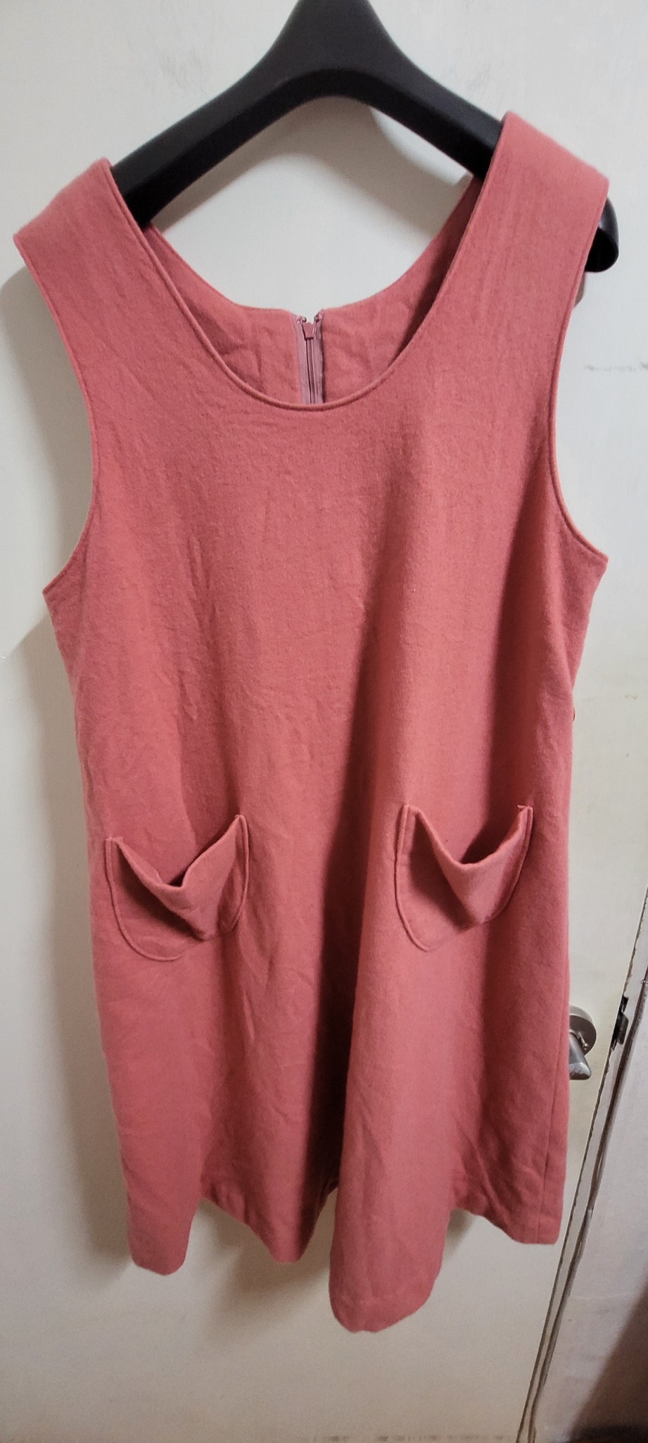 일본에서날아온 겨울 모직 민소매원피스 코랄(77)