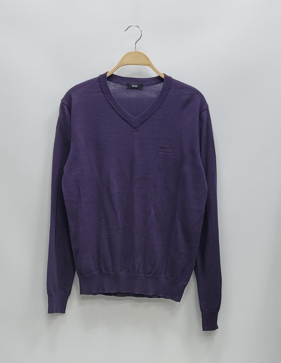 BOSS 휴고 보스 버진울 브이넥 니트/ 남 L