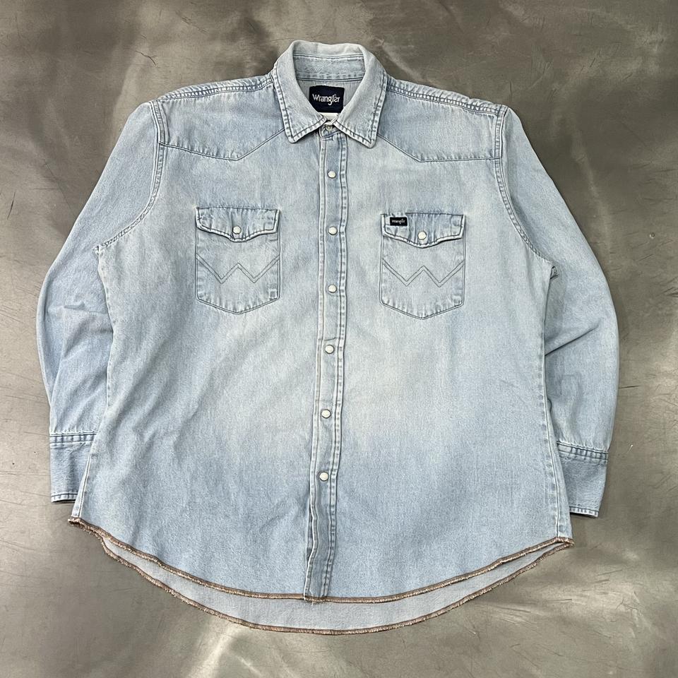 랭글러 웨스턴 데님 셔츠 y14649