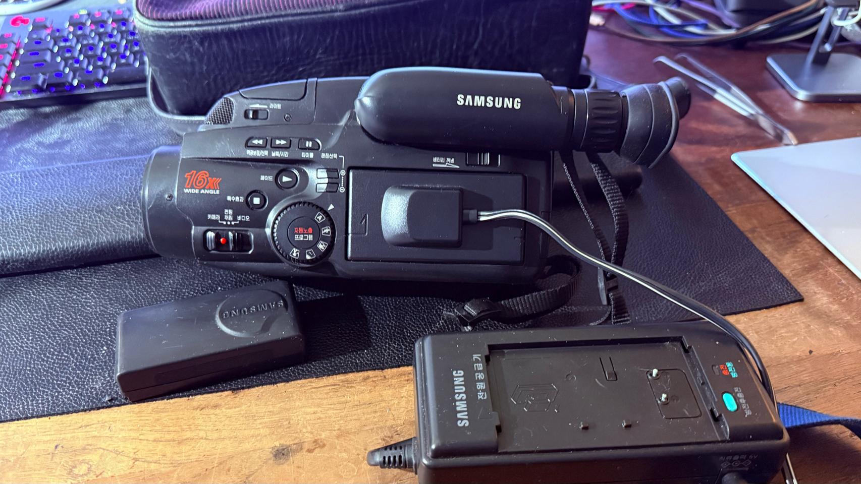 SAMSUNG SV K80 8mm 레트로 비디오카메라