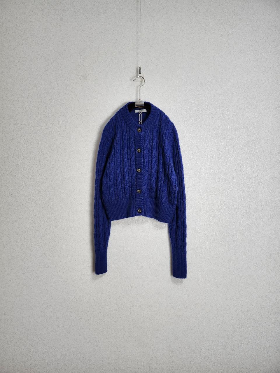 스토프 s205 키드모헤어 세미크롭 케이블 가디건55 66