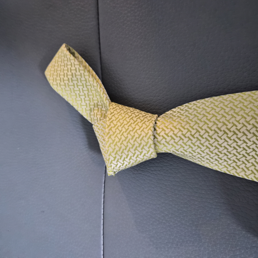 에르메스 폭 9.5 실크 100% 넥타이 타이-044