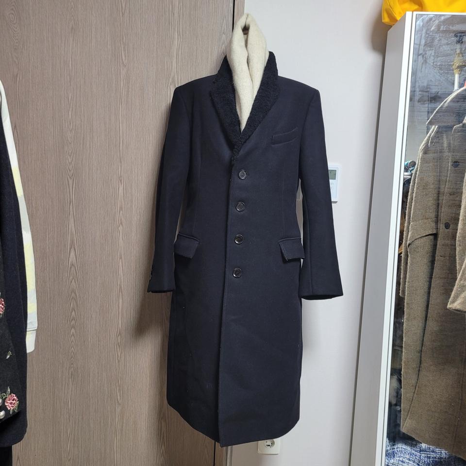 버버리 매장판 블랙 롱 코트 모직