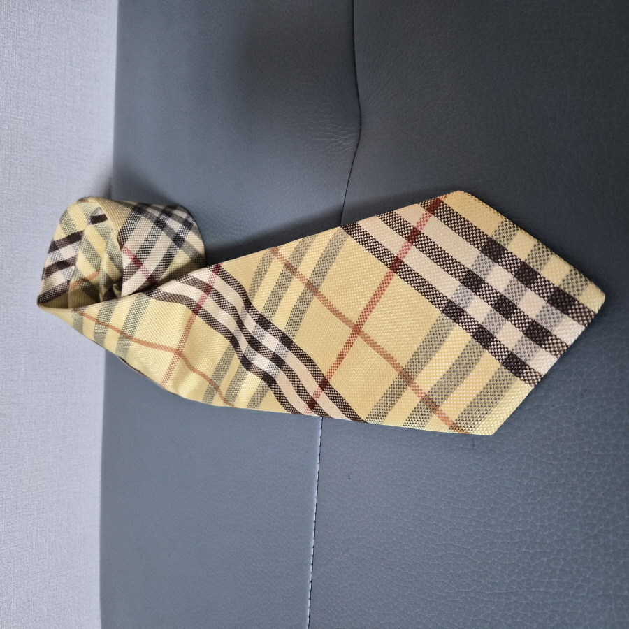 버버리 런던 폭 10.0 실크 100% 넥타이 타이-045