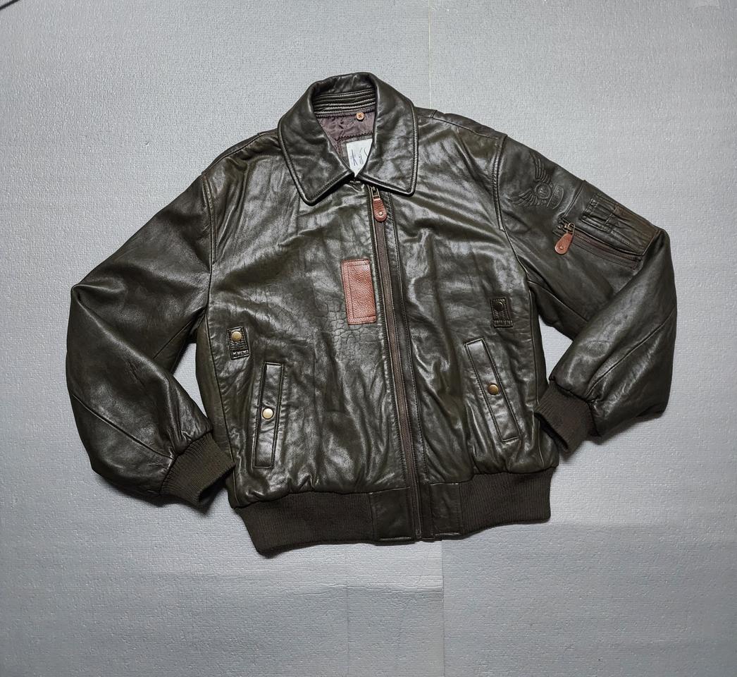 90's 빈티지 까슈 양가죽 항공 점퍼 자켓 공용