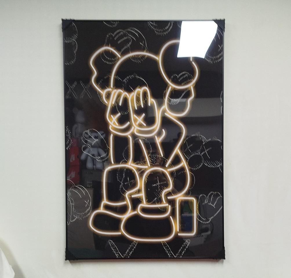 카우스 베어브릭 카우스그림 카우스액자 그림액자 그림 액자 인테리어소품