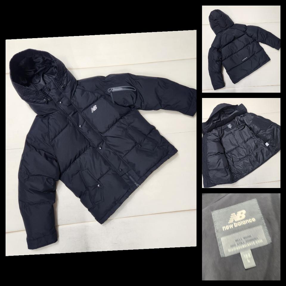 정품 뉴발란스 남성 덕다운 숏 패딩 점퍼 100