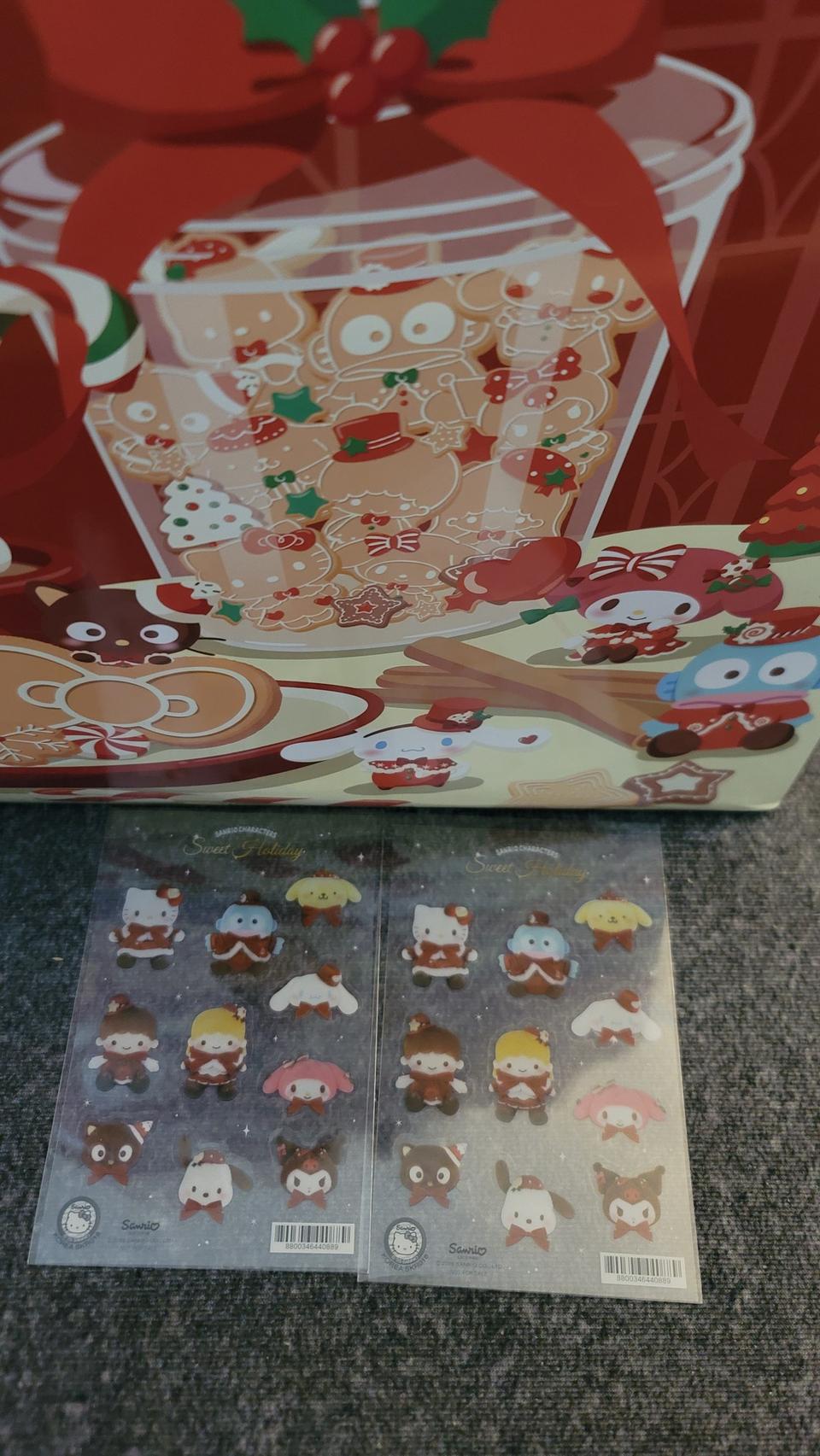 [최저가]산리오 스위트 홀리데이 팝업 크리스마스 캐릭터 스티커