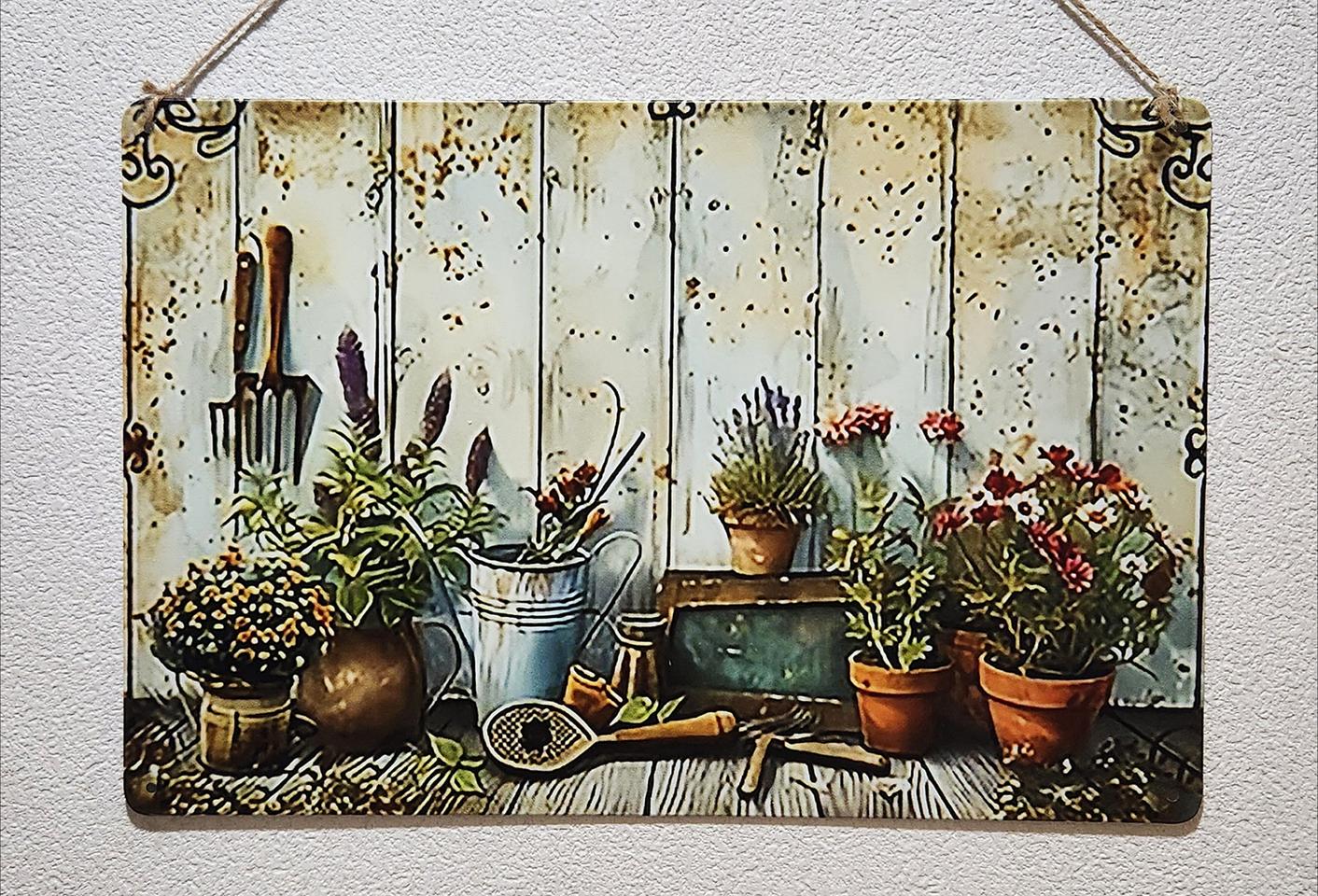 새상품)빈티지 철제 그림액자 인테리어소품