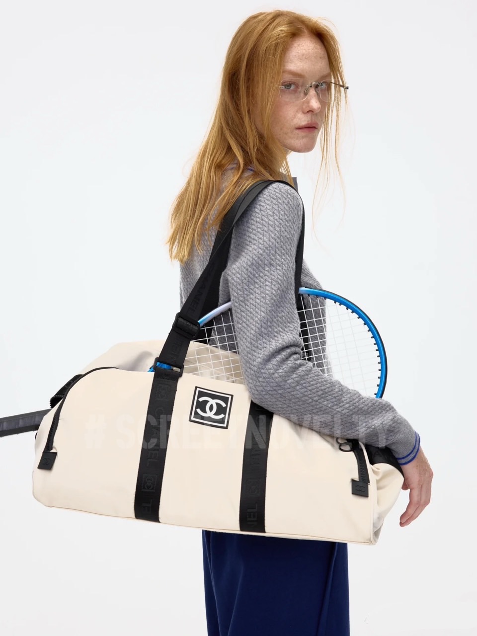 샤넬뷰티 보스턴백 여행가방 아이보리 무료배송